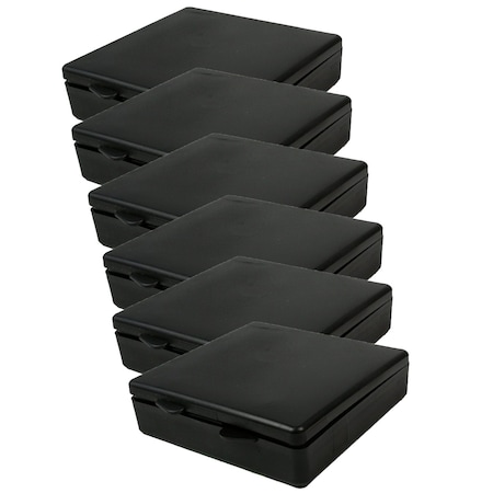 Romanoff Micro Box, Black, 6PK 60410